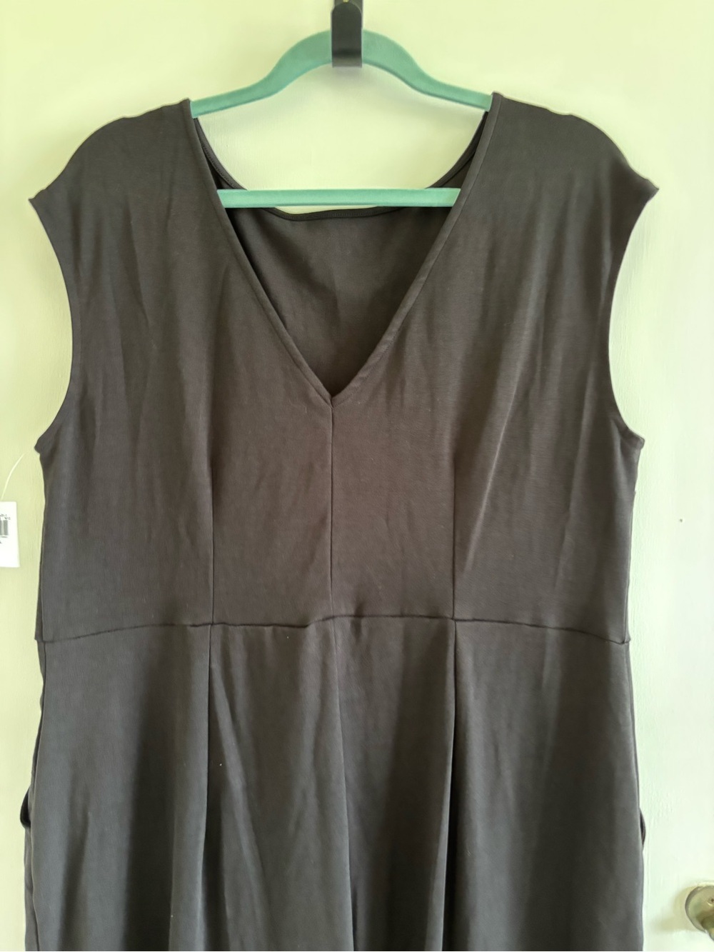 Old Navy wide leg jumpsuit black NEW NWT XL - Picture 3 of 8